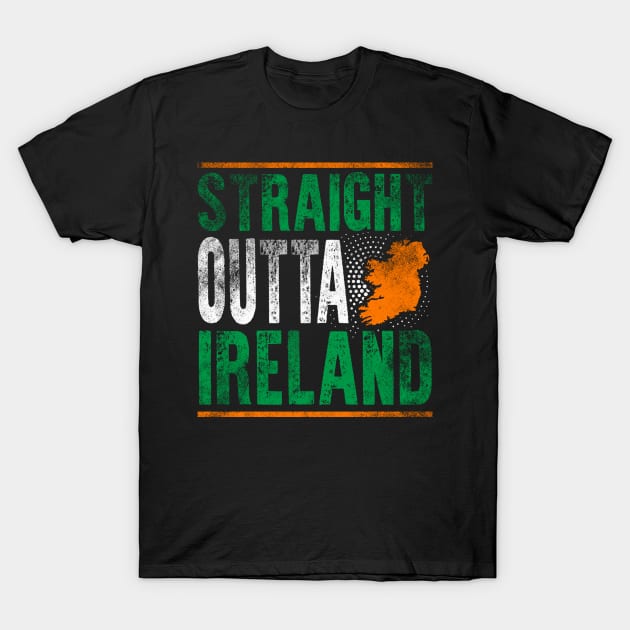 Straight Outta Ireland T-Shirt by Mila46